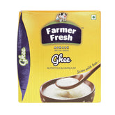 Organic Agmark Ghee By Farmer Fresh | Rich Flavor & Authentic Taste Perfect For Desserts | (500ml) 16.9 Ounce | Box Pack